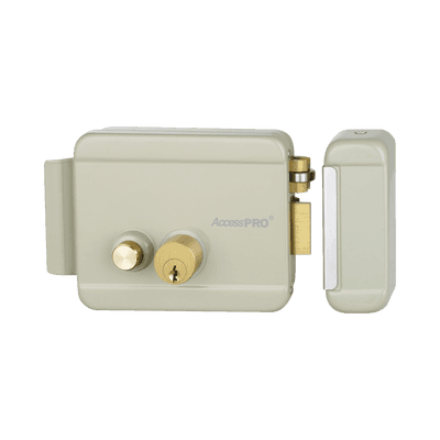 Cerradura Eléctrica con Botón de Salida/ Incluye Llave  / Exterior / Derecha, vista 1