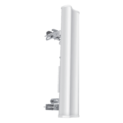 Antena sectorial para radio estaciones base airMAX de 90 grados de cobertura horizontal, 2 GHz (2.3-2.7 GHz) de 16 dBi, vista 1