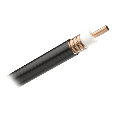 Cable coaxial HELIAX de 7/8". Cobre corrugado, 100% Blindado.
