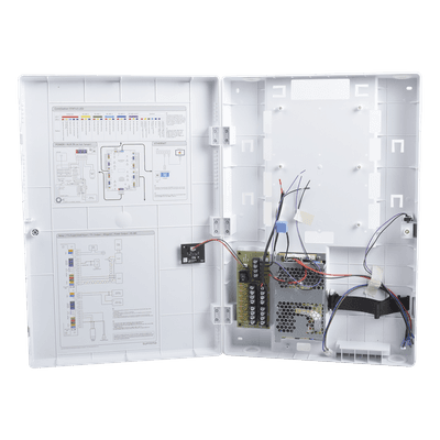 Gabinete de Plástico para Controladora (CoreStation CS40 )con Fuente de 110VCA