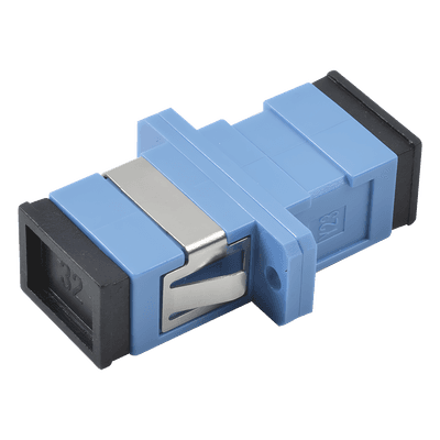 Módulo acoplador de fibra óptica simplex SC/UPC a SC/UPC compatible con fibra Monomodo, vista 1