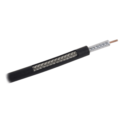 Metro de Cable Coaxial RG-58 LMRLW-195, Baja Pérdida de 50 Ohms, Conductor de Cobre Sólido, vista 1