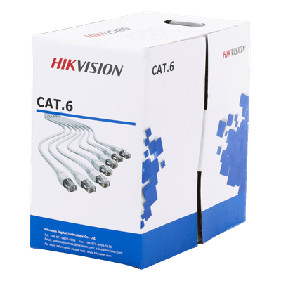 Bobina de Cable de 305 m (1000 ft) Cat 6 / 100% Cobre / Color Blanco / Uso en Interior / PVC, vista 1