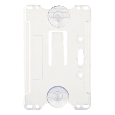 Porta tarjeta de plastico ABS / Transparente / Compatible con tarjetas ACCESSCARDEPC / PROCARDX, vista 1