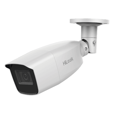 Bala TURBOHD 2 Megapixel (1080p) / Lente Var. 2.8 a 12 mm / CLIMAS EXTREMOS / IR EXIR Inteligente 40 mts / Exterior IP66 / TVI-AHD-CVI-CVBS / dWDR, vista 1