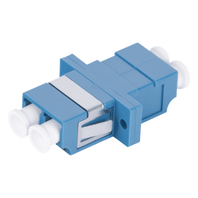 Módulo acoplador de fibra óptica duplex LC/UPC a LC/UPC compatible con fibra Monomodo, vista 1