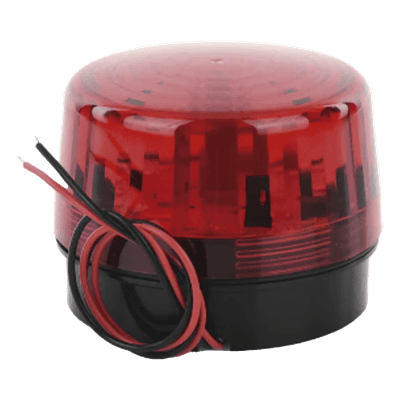 Estrobo con 35 leds de alta luminosidad con la opción de respaldo con batería 9v, vista 1