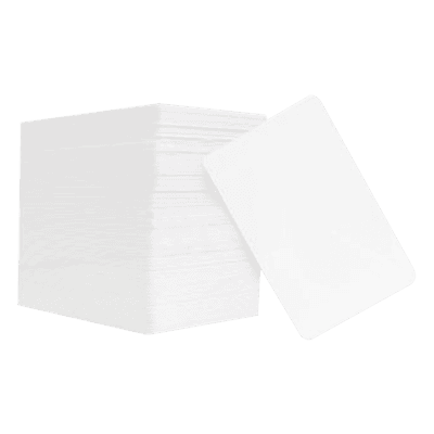 Paquete de 100 tarjetas PVC, vista 1