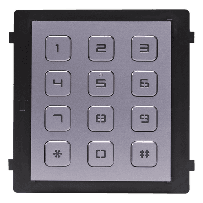 Módulo de Teclado para Frente de Calle  Modular / Desbloqueo de Puerta Mediante Código / Llamada a monitor., vista 1