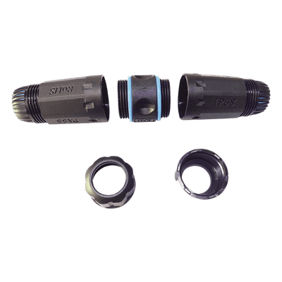 Acoplador RJ45 a prueba de agua Cat6 IP68, vista 1