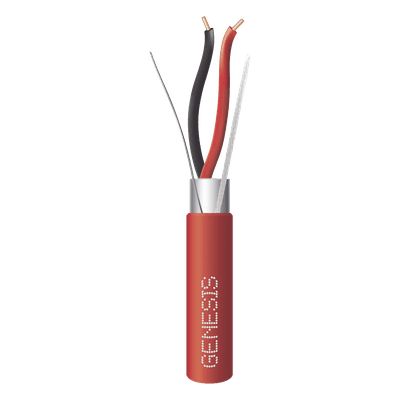 Carrete de Cable 2 x 18 AWG FPLR para Incendio y Evacuación / 305 mts / Resistente a la Luz Solar / Con Blindaje / Uso Interior, vista 1
