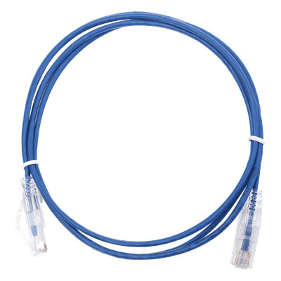Cable de Parcheo Slim UTP Cat6 - 1.5 m Azul Diámetro Reducido (28 AWG), vista 1
