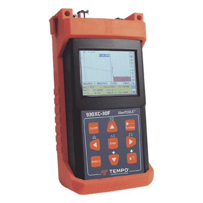 OTDR para pruebas en Enlaces de Fibra Óptica, lambdas 1310/1550/1625 nm / Prueba Fibra Viva, vista 1