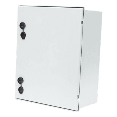 Gabinete de Poliéster IP65 Uso en Intemperie (400 x 500 x 200 mm) con Placa Trasera Interior (Incluye Chapa y Llave)., vista 1
