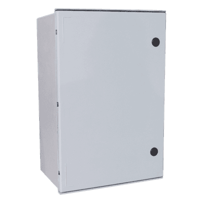 Gabinete de Poliéster IP65 Uso en Intemperie (600 x 800 x 300 mm) con Placa Trasera Interior (Incluye Chapa y Llave)., vista 1