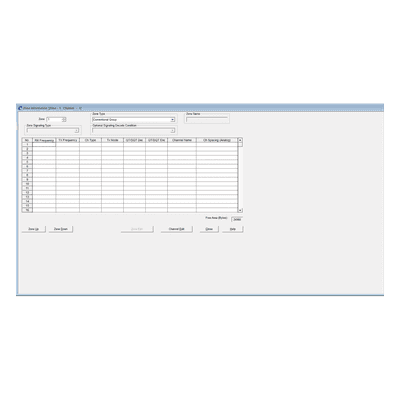 Software de Programación para radios serie NX-1000, vista 1