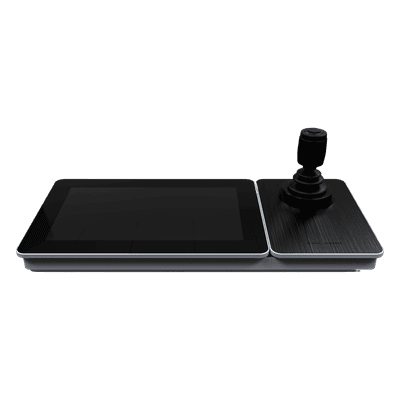 Controlador IP (Joystick) con Pantalla Táctil de 10.1" / S.O. Android ver. 4.4 / Compatible con cámaras IP, Domos IP / PTZ IP / DVRs y NVRs epcom, HiLook y HIKVISION, vista 1