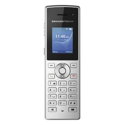 Teléfono IP portátil con conexión a través de  Wi-Fi, 2 líneas, 2 cuentas SIP, vista 1