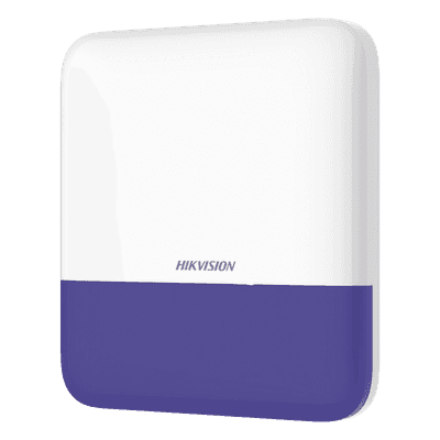 (AX PRO) Sirena Inalámbrica con Estrobo Azul para Exterior IP65 / 110 dB, vista 1