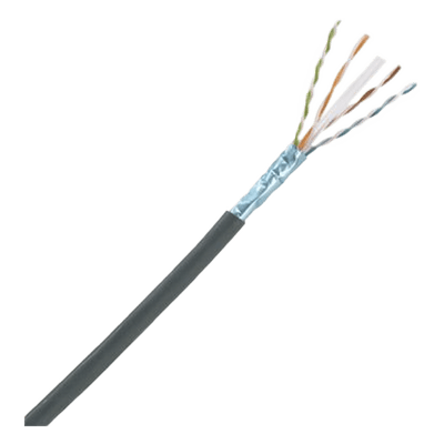 Bobina de Cable Planta Externa con Gel, de 4 pares, Cat6A, UTP, Color Negro, 305m, vista 1