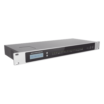 Conmutador PBX IP de Voz y Video / 3.000 Usuarios / 450 Llamadas Simultáneas / 8 Puertos FXS y 8 FXO / 3 Puertos Gigabit / Wave + UCM RemoteConnect / GDMS