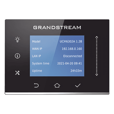 Conmutador PBX IP de Audio / 500 Usuarios / 75 Llamadas Simultáneas / 2 FXS + 2 FXO / 3 Puertos Gigabit con PoE+ / Wave + RemoteConnect
