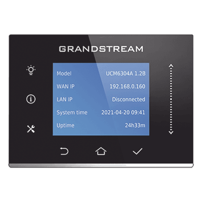 Conmutador PBX IP de Audio / 1.000 Usuarios / 150 Llamadas Simultáneas / 4 FXS + 4 FXO / 3 Puertos Gigabit PoE+ / Wave + RemoteConnect
