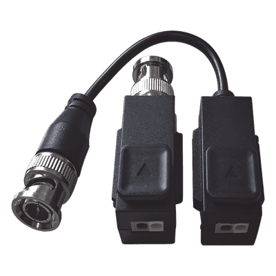 Kit de Transceptor (Balluns) TURBOHD  / Hasta 8 MP (4K) / 100% Cobre / Soporta HD-TVI / AHD / CVI / CVBS / Audio por Coaxitron / Datos para Menú de Configurar de Cámaras, vista 1