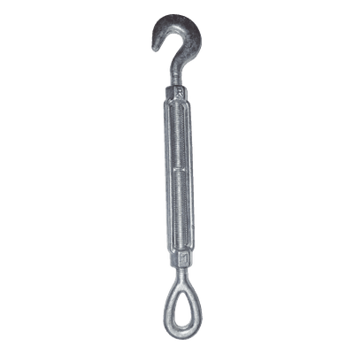 Tensor de 1/2" x 6" Acero Forjado OJO-GANCHO Galv. Inmersión en Caliente (Carga Max. 1000 Kg)., vista 1