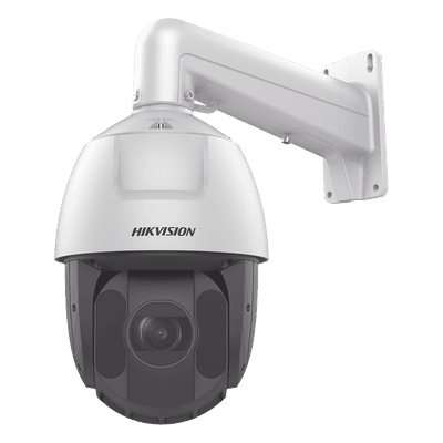 Domo PTZ IP 4 Megapixel / 25X Zoom / 150 mts IR / DARKFIGHTER / Exterior IP66 / WDR 120 dB / Hi-PoE / Entrada y Salida de Audio y Alarmas, vista 1