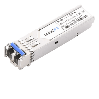 Transceptor SFP (Mini-Gbic) / Monomodo / 1.25 Gbps de velocidad / Conectores LC Dúplex / Hasta 5 km de Distancia, vista 1