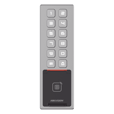 Teclado Exterior WiFi Antivandálico IP65 & IK08 / Administrable en la Nube / Alta y Baja de Passwords Remotamente con Horarios / Acceso por PIN, Tarjeta MIFARE, Huella y Tarjeta Virtual Bluetooth, vista 1