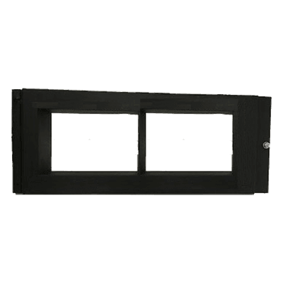 Placa de Revestimiento para Anunciador Gráfico NCD / se Instala en la Primer Fila de Gabinetes Serie CAB-4 de NOTIFIER / Color Negro, vista 1