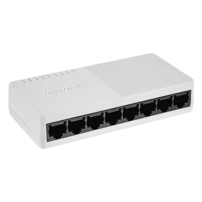 Switch No Administrable de Escritorio de 8 Puertos / Fast Ethernet  10 / 100 Mbps / Diseño Compacto y Estetico, vista 1