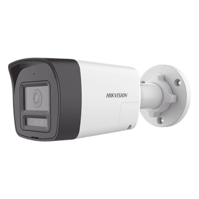Bala TURBOHD 2 Megapixel (1080p) / Lente 2.8 mm / Dual Light (30 mts IR EXIR + 20 mts Luz Blanca) / Micrófono Integrado / Gran Angular 101° / Exterior IP67 / 4 Tecnologías, vista 1