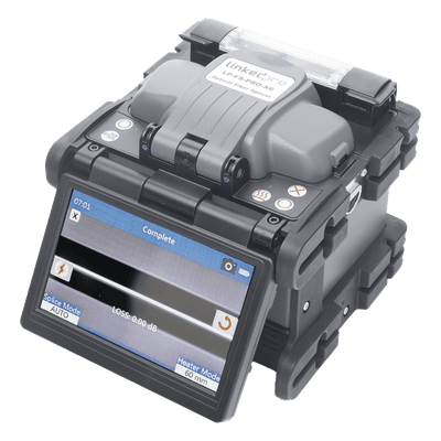 Fusionadora de Fibra Óptica Multimodo y Monomodo / Alineación por Núcleo / 6 Motores para Mejor Precisión en el Empalme