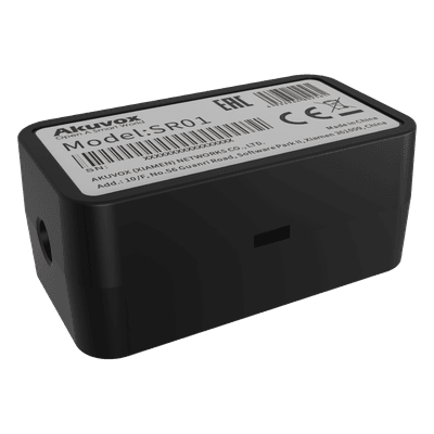 Relevador RS-485 Para Control de Puerta / Protección Contra Vandalismo / Compatible Con Frente de Calle AKUVOX / Agrega Una Puerta al Frente de Calle / Comunicación Encriptada / Compacto / Instalación en Cajas Estándar, vista 1