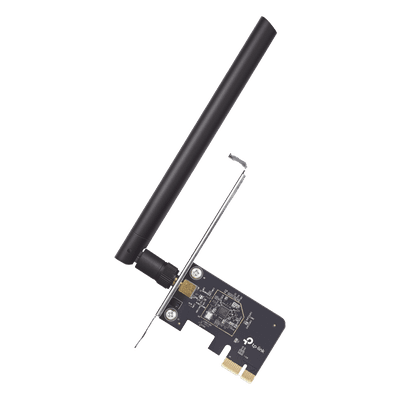 Adaptador  PCI inalámbrico doble banda AC 600 Mbps / Antena de alta ganancia / Tecnología MU-MUMO / Seguridad WPA3 / Soporte de perfil bajo y Altura completa, vista 1