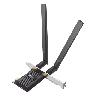 Adaptador  PCIe inalámbrico doble banda AC 1200 Mbps / Antena de alta ganancia / Tecnología MU-MUMO 2X2 / Soporte de perfil bajo y Altura completa / Bluetooth 4.2, vista 1
