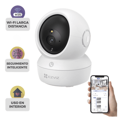 Camara Domo PT 5 Megapixel / Wifi / Seguimiento Inteligente / H265 /Audio de Dos Vías / Notificacion Push / Soporta Micro SD Hasta 512GB / Interior, vista 1