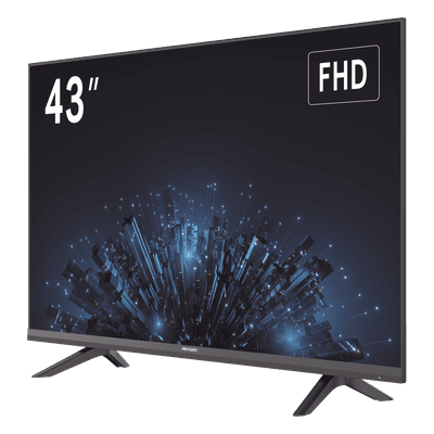 Monitor LED 4K de 43" / Ideal para Oficina y Hogar / Uso 24-7 / Entrada HDMI / Compatible con Montaje VESA (200 X 200) / Bocinas Integradas, vista 1