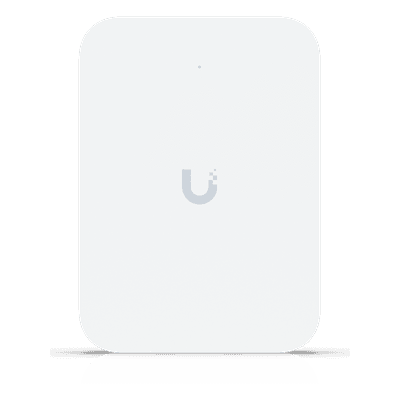 Punto de Acceso U7 IW / Wi-Fi 7 doble banda /MU-MIMO 2x2 por banda / (3) puertos 2.5G RJ45, uno Uplink PoE+ IN, (2) puertos de red secundarios (uno de ellos PoE Passthrough) / Hasta 200 clientes / Montaje en Pared, vista 1