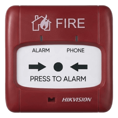 (HikFire) Estación manual para panel de incendio convencional, vista 1