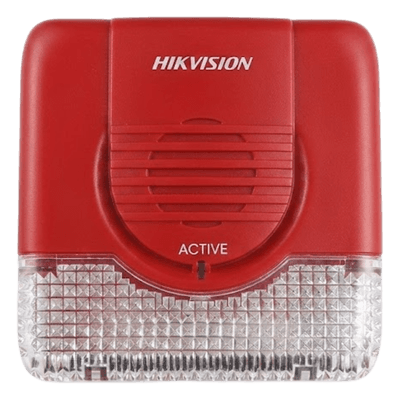 (HikFire) Sirena Estrobo para panel de incendio convencional, vista 1