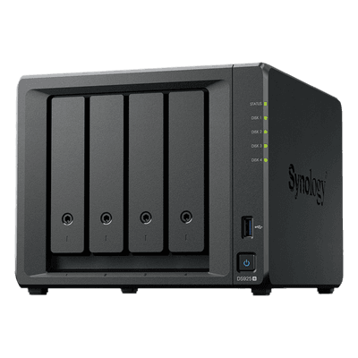Servidor NAS de 4 Bahías (Expandible a 9 Bahías) / Hasta 162 TB / Servicio Nube Gratis (P2P) / Administración Remota y Respaldo Programado, vista 1