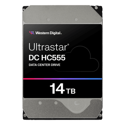Disco Duro para Centro de Datos Ultrastar DC HC555 / 14 TB/ 7200 RPM / SATA 6Gb/s/ HelioSeal® 6ta Generación / EAMR y Triple Stage Actuator / 2.5M Horas MTBF / 5 Años de Garantía, vista 1