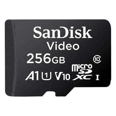 Micro SD Optimizada Para Videovigilancia / 256GB / ULTRA SDXC UHS-I/ CLASS 10 MSD / Sandisk, vista 1