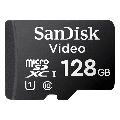 Micro SD Optimizada Para Videovigilancia / 128GB / ULTRA SDXC UHS-I/ CLASS 10 MSD / Sandisk, vista 1