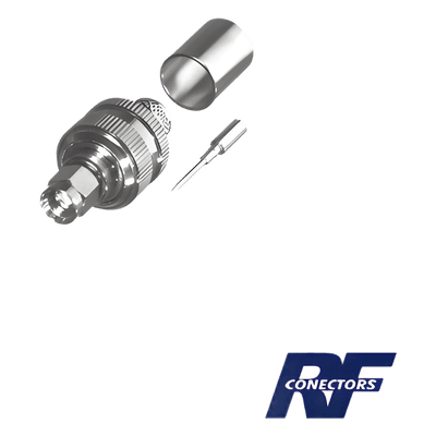 Conector SMA Macho para cable BELDEN 9913, 7810A, 8214; ANDREW CNT-400; SYSCOM RG8/U-SYS, RFLASH-1113., vista 1