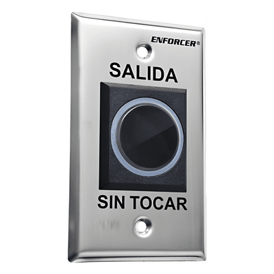 Botón de Salida Sin Contacto / 6 a 12 cm / Tiempo Ajustable 0.5-30 Seg / Rele COM/NC/NO 3A, vista 1